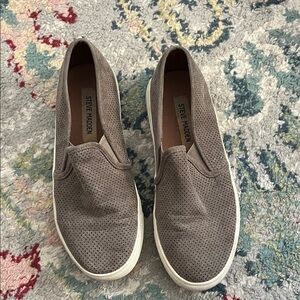 Steve Madden Taupe Slip-On Shoes